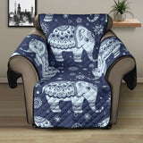 Elephant tribal design pattern Recliner Cover Protector