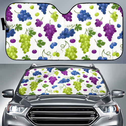 Grape Pattern Car Sun Shade