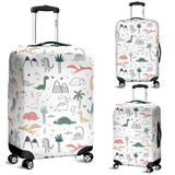Cute Cartoon Dinosaurs Tree Pattern Luggage Covers