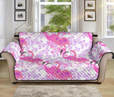 Pink flamingo flower pattern Sofa Cover Protector