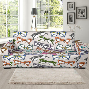 Sun Glasses Pattern Print Design 01  Sofa Slipcover