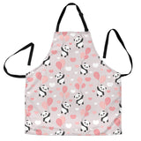 Cute Panda Ballon Heart Pattern Adjustable Apron