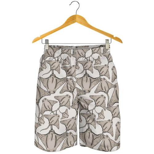 Stingray Pattern Print Design 05 Men Shorts