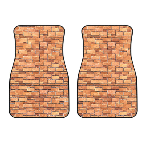 Brick Printed Pattern Print Design 04 Front Car Mats