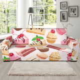 Cake Cupcake Sweets Pattern Sofa Slipcover