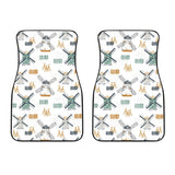 Windmill Pattern Front Car Mats