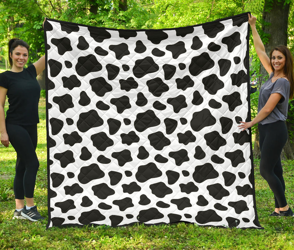Cow Skin Pattern Premium Quilt
