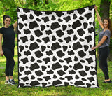 Cow Skin Pattern Premium Quilt