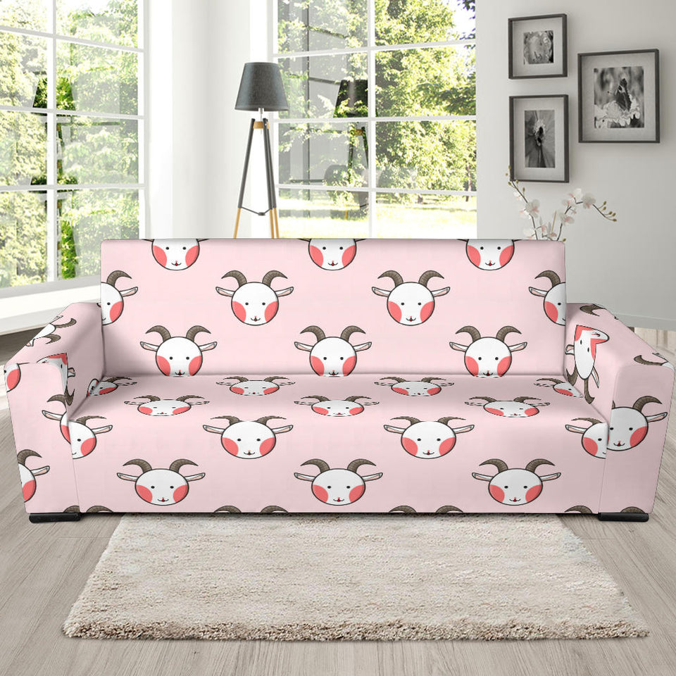 Cute Goat Pattern Sofa Slipcover