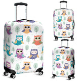 Cute Owl Pattern Luggage Covers