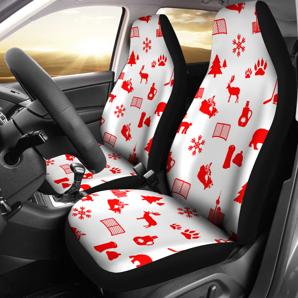 Canada Pattern Print Design 04 Universal Fit Car Seat Covers