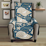 Shell Polynesian Tribal design pattern Chair Cover Protector