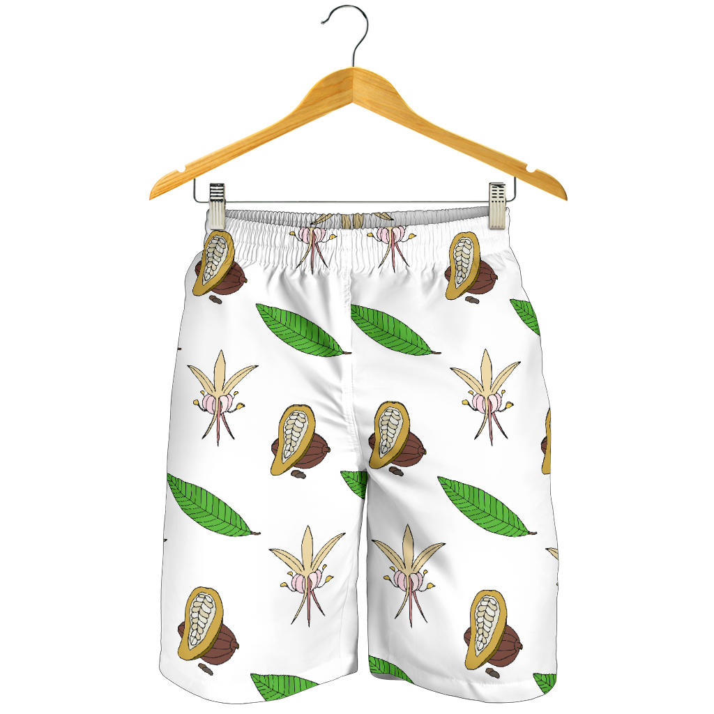 Color Hand Drawn Cocoa Pattern Men Shorts