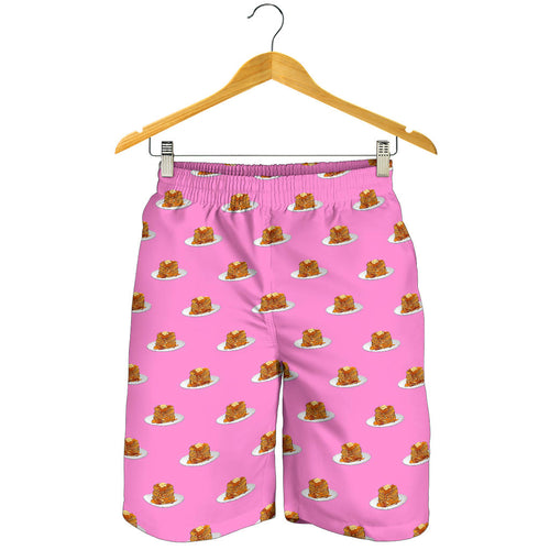 Pancake Pattern Print Design 04 Men Shorts