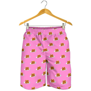 Pancake Pattern Print Design 04 Men Shorts