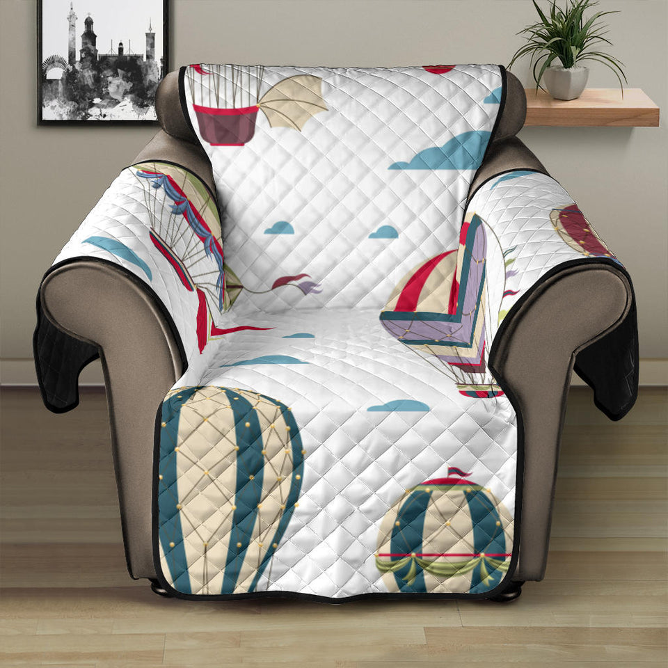 Hot air balloon pattern Recliner Cover Protector