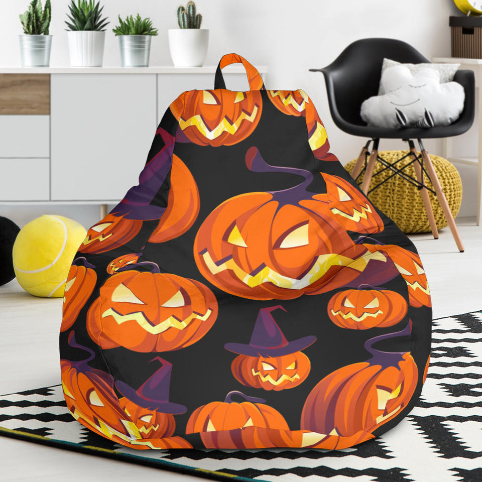 Halloween Pumpkin Pattern Bean Bag Cover