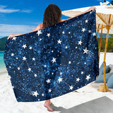 Night Sky Star Pattern Sarong