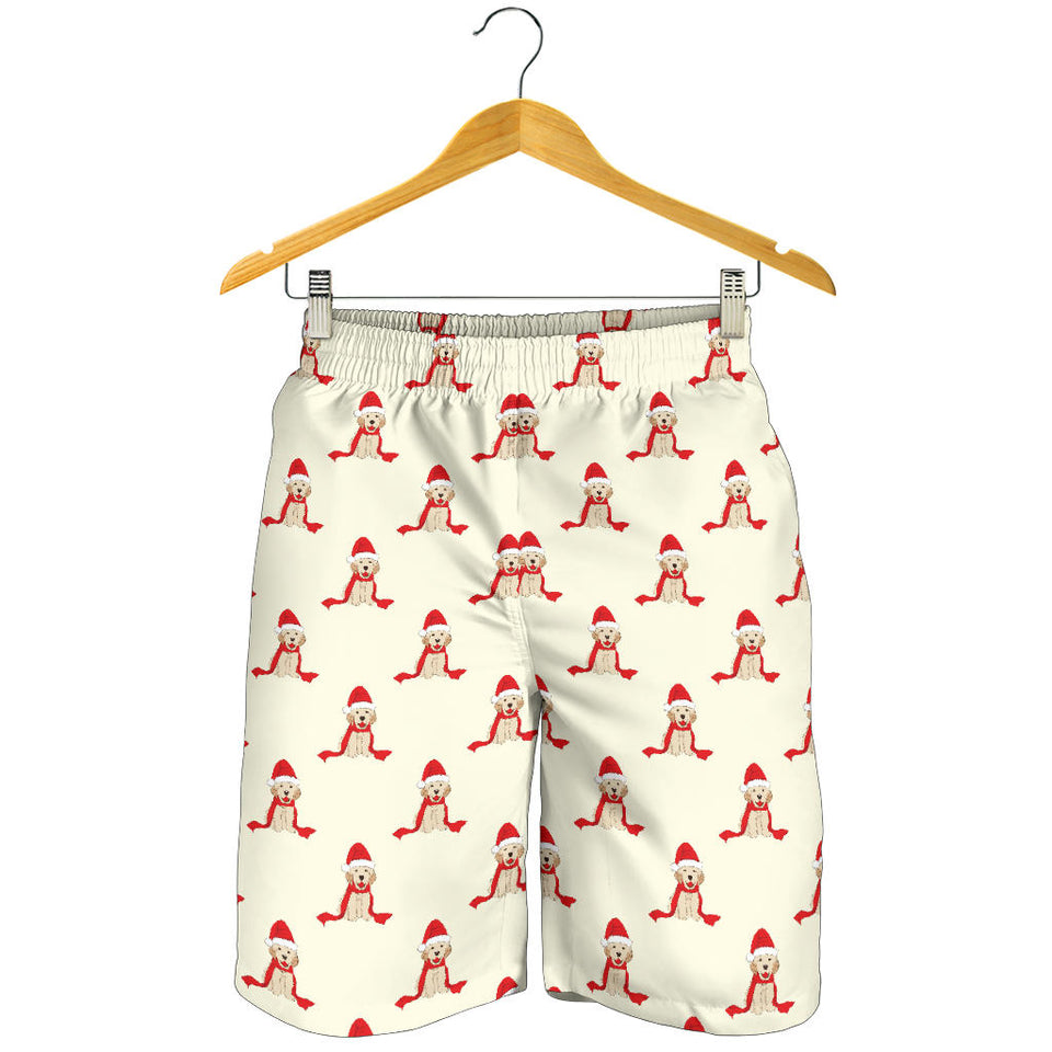 Golden Retriever Pattern Print Design 01 Men Shorts