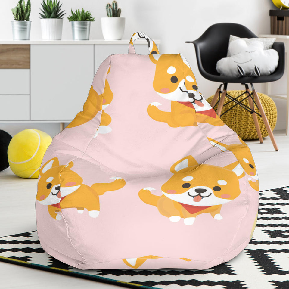 Cute Shiba Inu Dog Pattern  Bean Bag Cover