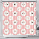 Cute Sheep Pattern Shower Curtain Fulfilled In US
