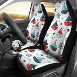Cute Color Paper Sailboat Pattern  Universal Fit Car Seat Covers