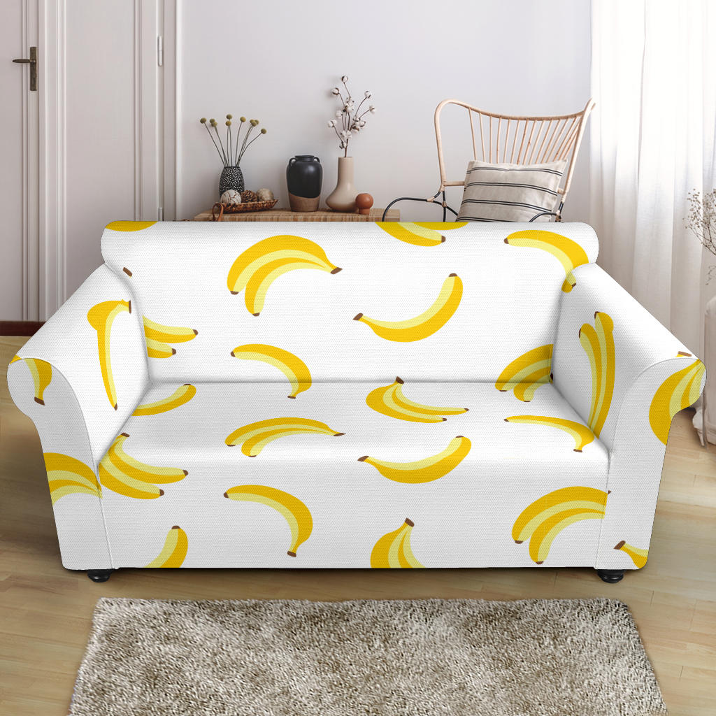 Banana Pattern Loveseat Couch Slipcover