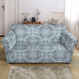 Traditional Indian Element Pattern Loveseat Couch Slipcover