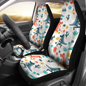 Cute Crocodile Pattern Universal Fit Car Seat Covers