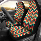 Zigzag  Chevron Colorful Pattern  Universal Fit Car Seat Covers