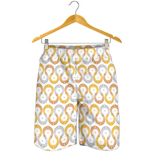 Horseshoes Pattern Print Design 03 Men Shorts