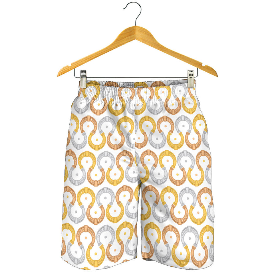 Horseshoes Pattern Print Design 03 Men Shorts