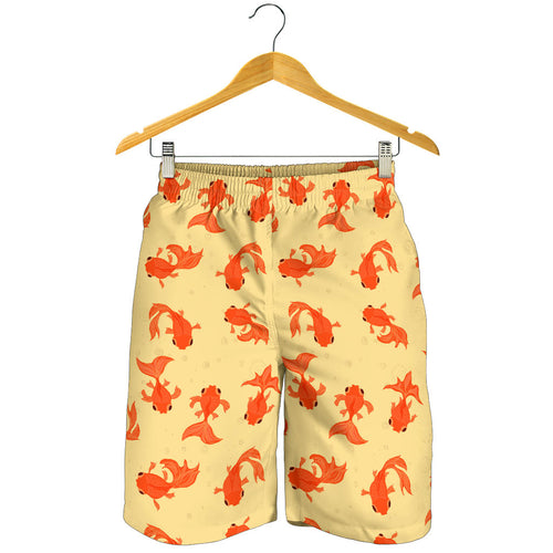 Goldfish Pattern Print Design 02 Men Shorts