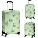 Broccoli Sketch Pattern Luggage Covers