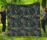 Snake Forest Pattern Premium Quilt