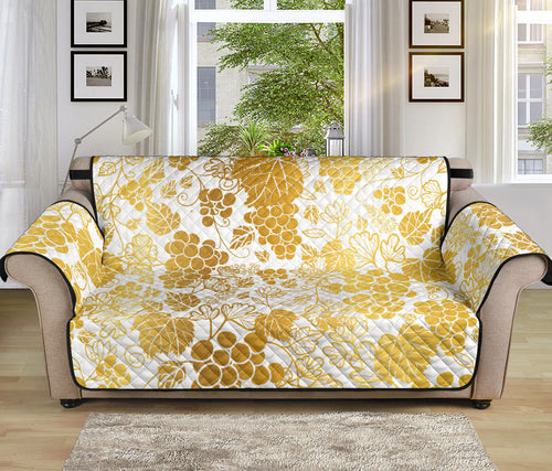 Gold grape pattern Sofa Cover Protector