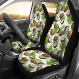 Coconut Pattern Print Design 04 Universal Fit Car Seat Covers