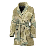 Ginkgo Leaves Design Pattern Women'S Bathrobe