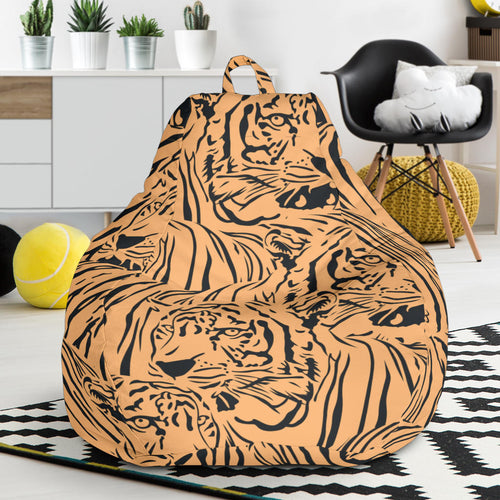 Bengal Tigers Pattern Bean Bag Cover
