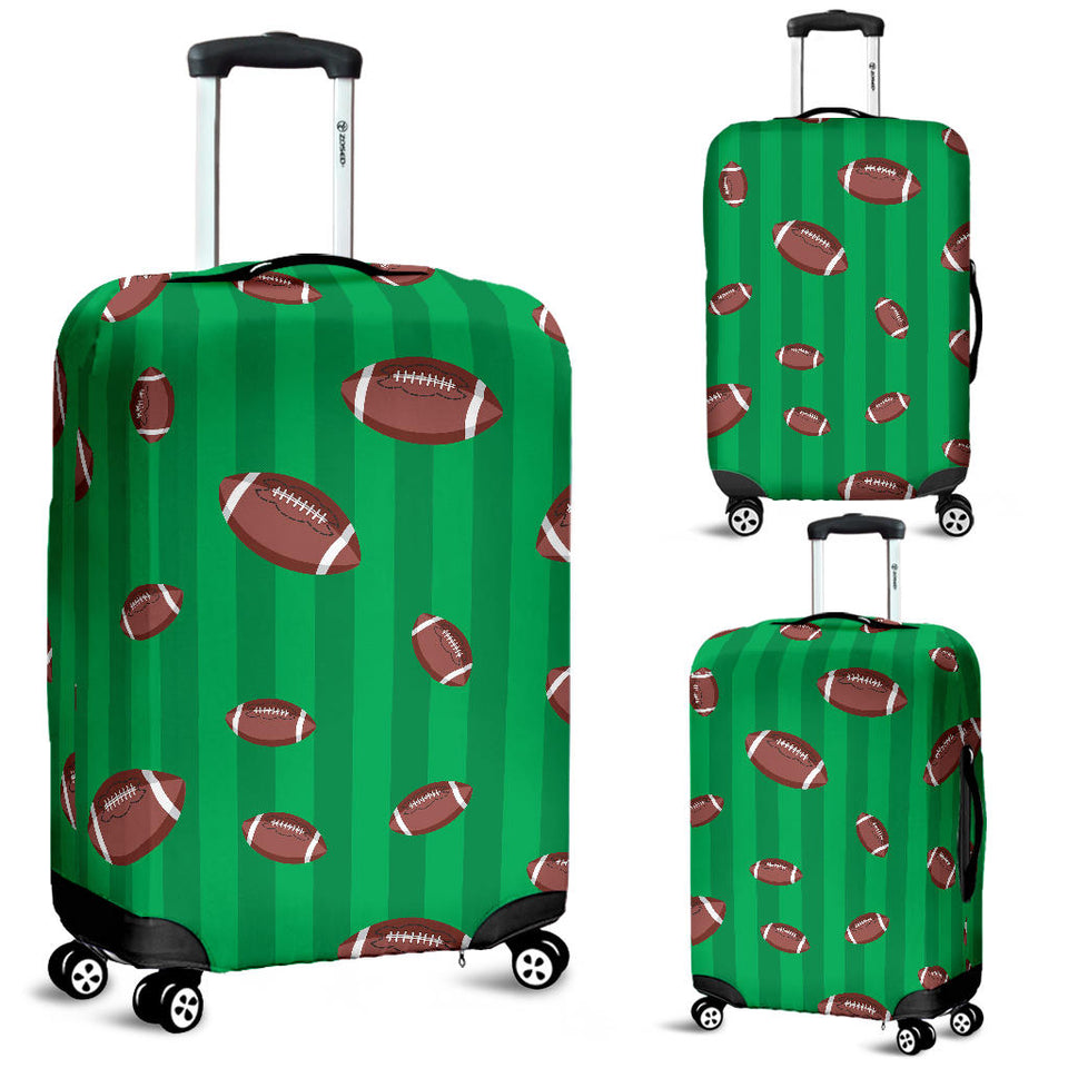 American Football Ball Field Background Luggage Covers