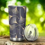 Gold Ginkgo Leaves Tumbler