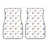 Cute Helicopter Star Pattern Front Car Mats