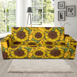 Sunflower Pattern Sofa Slipcover