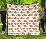 Clown Fish Pattern Print Design 05 Premium Quilt