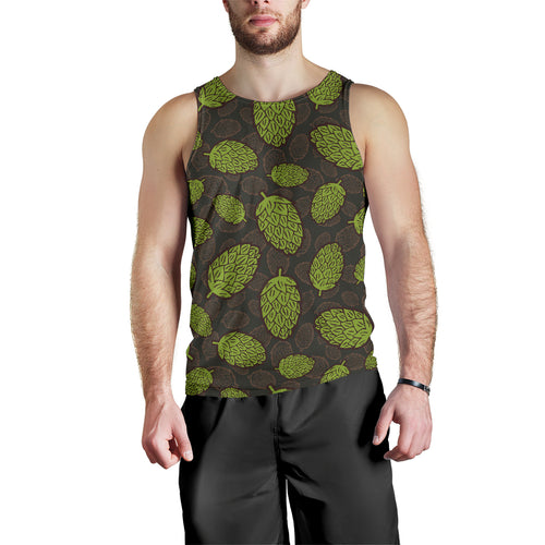 Hop pattern black background Men Tank Top