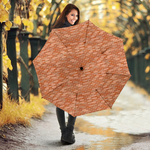 Brick Printed Pattern Print Design 02 Umbrella