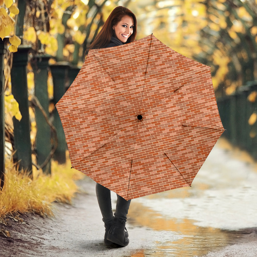 Brick Printed Pattern Print Design 02 Umbrella