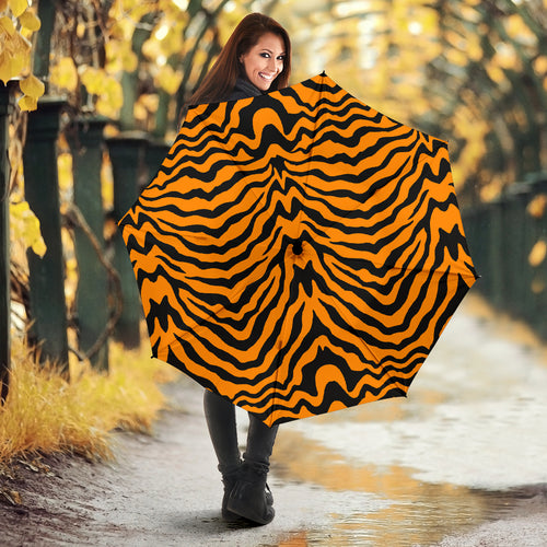 Bengal Tigers Skin Print Pattern Umbrella