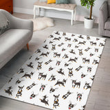 Chihuahua Dog Pattern Area Rug