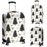 Christmas Tree Holly Snow Star Pattern Luggage Covers
